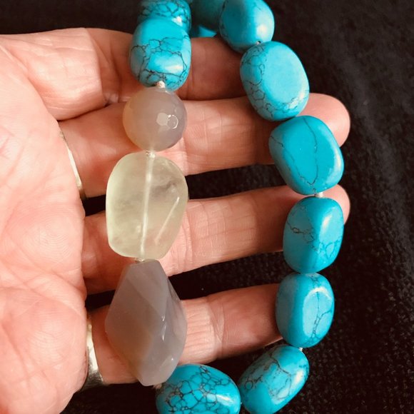 Lia Sophia Blue Grotto Necklace - Picture 4 of 5